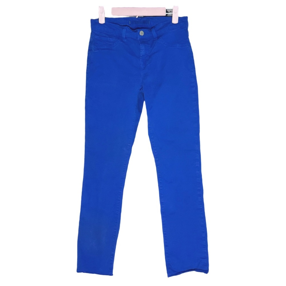 J Brand Blue Skinny‎ Leg Stretch Jeans in Bright Royal Blue - 26